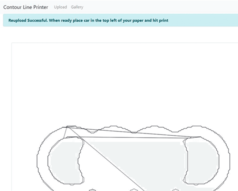 Contour Line Printer screenshot