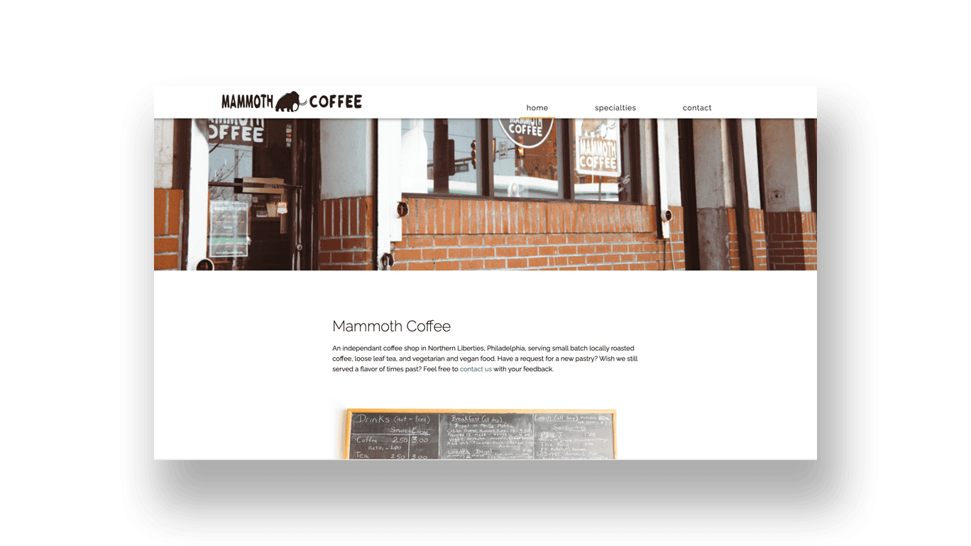 Mammoth Coffee screenshot