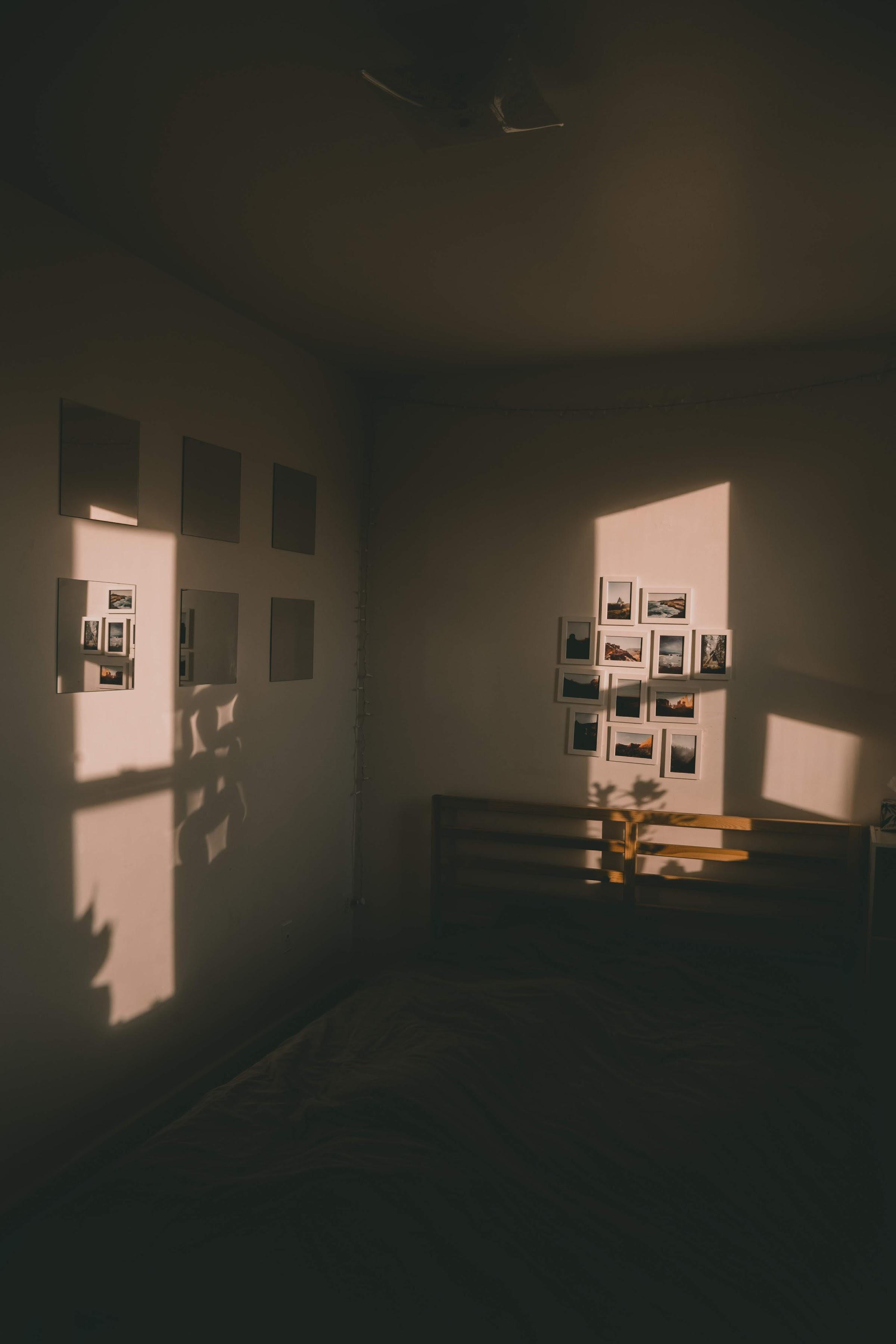 Sunset lighting of my room