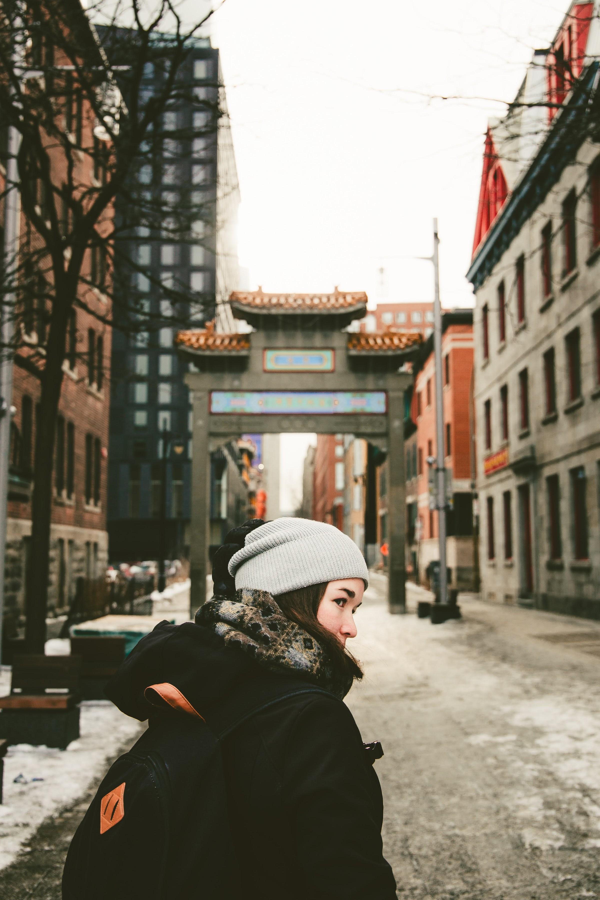 Portrait in Chinatown in Montreal