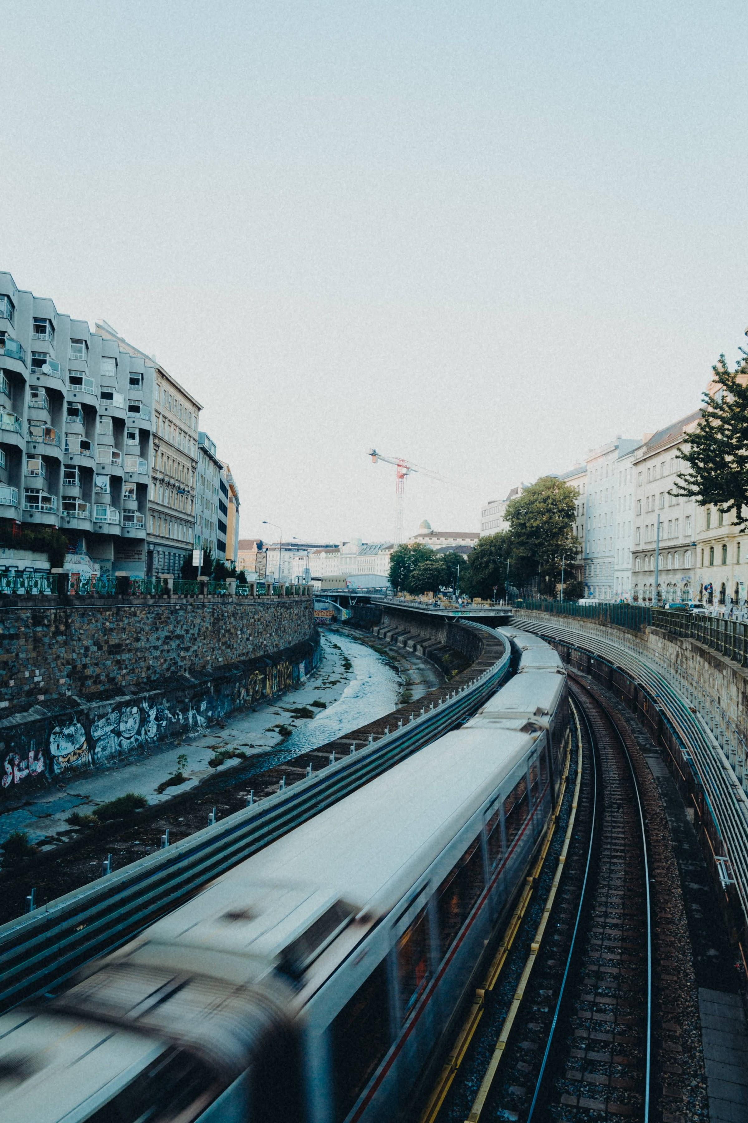 Vienna moving train