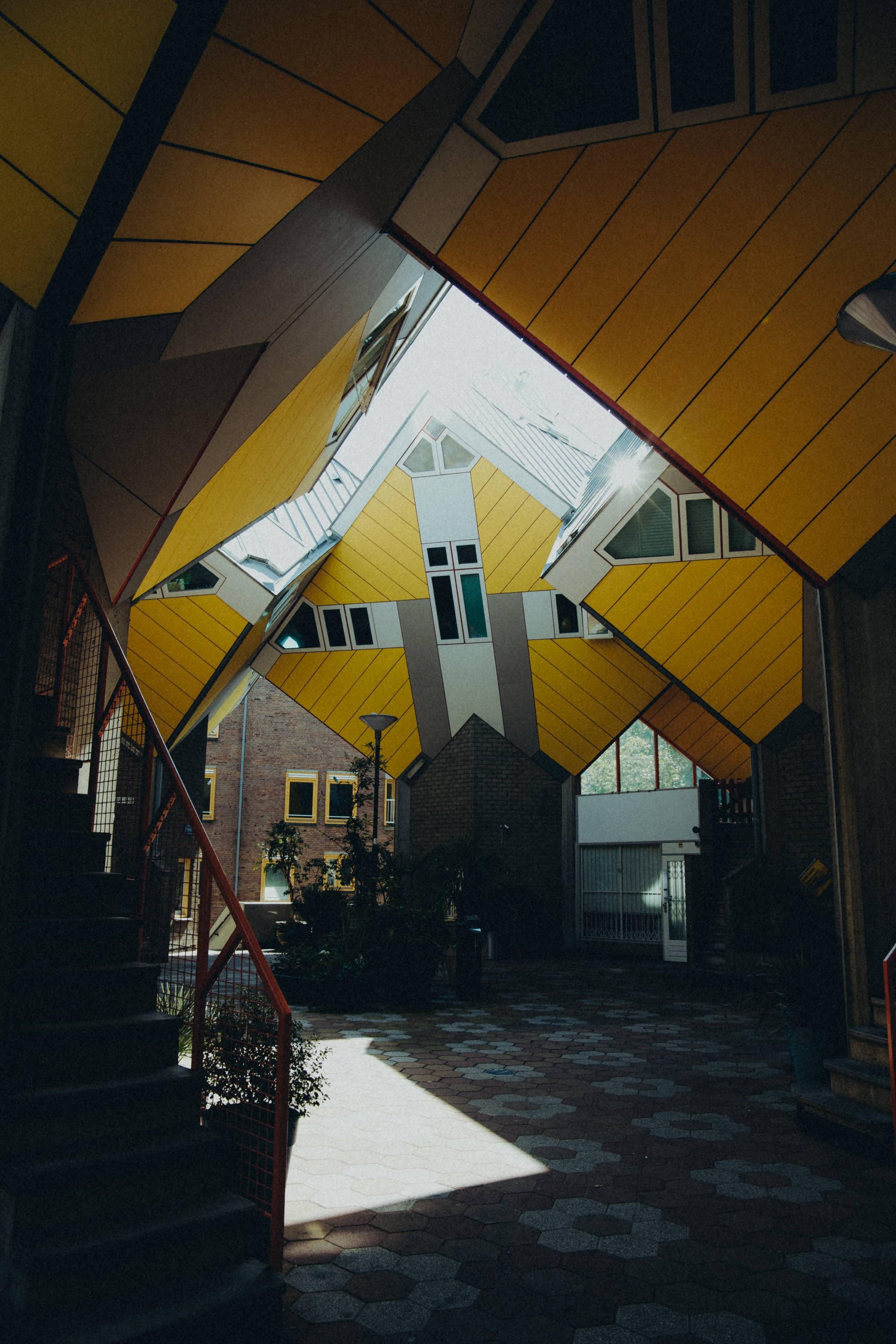 Rotterdam cube houses vertical